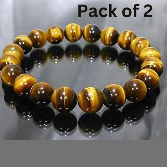 Tiger Eye Yellow Crystal Healing Stone Bracelet