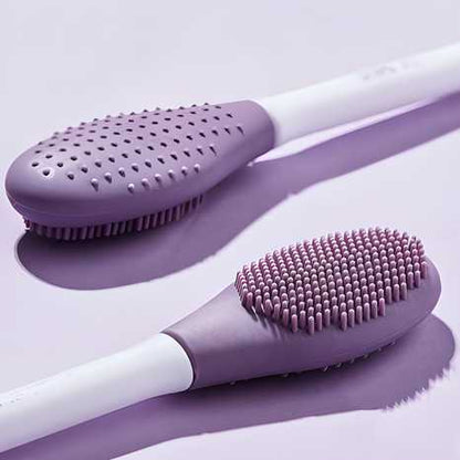 Double-headed Silicone Mask Brush Face Cleansing and Applying Mud Mask (Pack of 2) 0c2542-3a