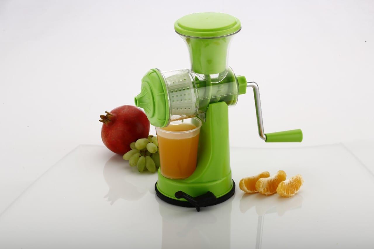 Hand Juicer for Fruits and Vegetables with Steel Handle Vacuum Locking System,Shake, Smoothies, Travel Juicer for Fruits and Vegetables,Fruit Juicer for All Fruits,Juice Maker Machine