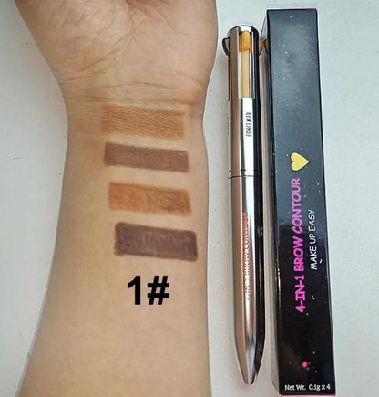 4 Colors Eyebrow Pen 4IN1 Eyebrow Pencil 0c2542-3a