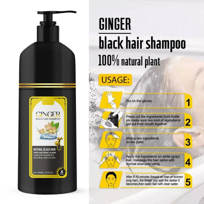 Ginger Black Hair Shampoo Natural Black Hair 300ml 0c2542-3a