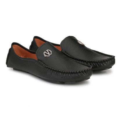 Brawo Black Casual Loafer Shoes for Men's, Boys 0c2542-3a