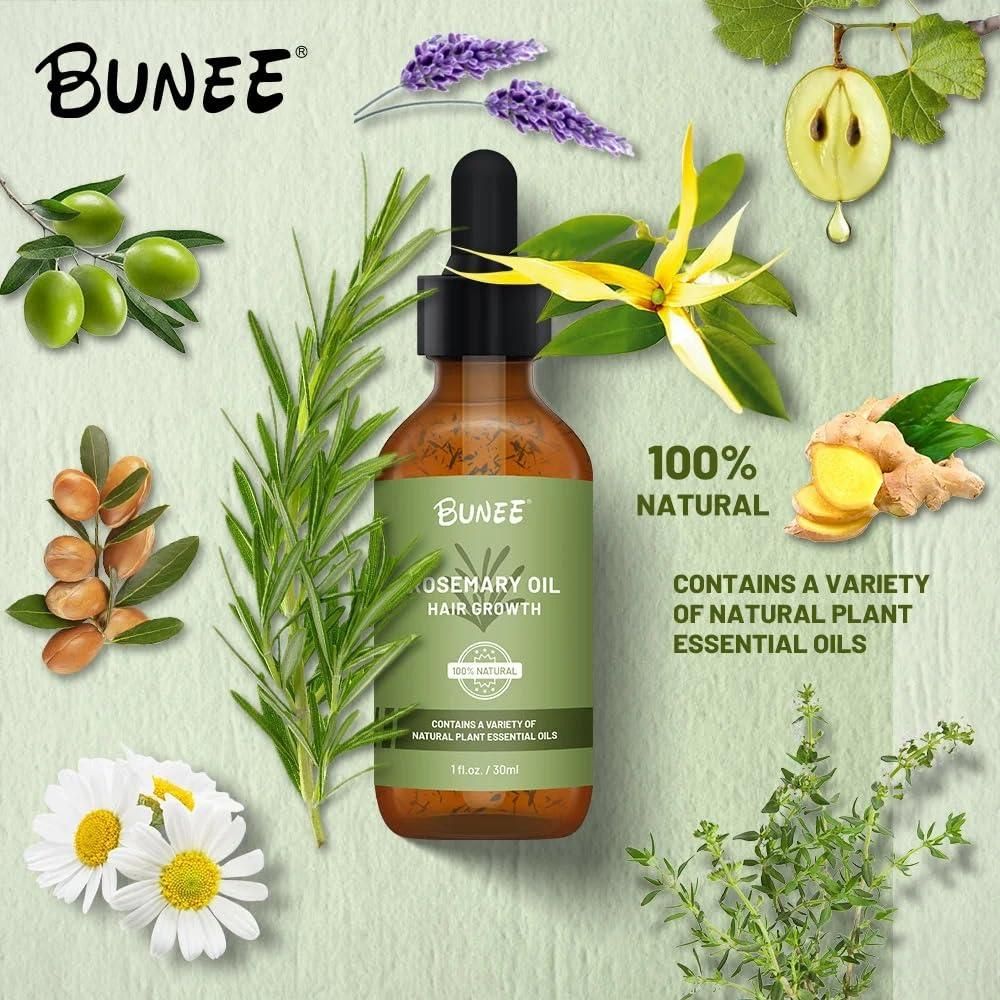 BUNEE Rosemary Hair Growth Serum Oil 30 ML(Pack of 2/3) 0c2542-3a