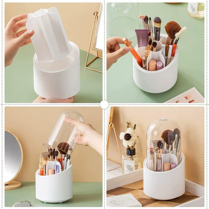 Makeup Brush Holder with lid 0c2542-3a