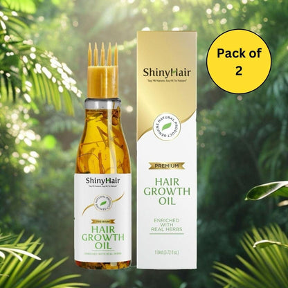 ShinyHair Growth Oil Enriched With Real Herbs 110ml (Pack of 2) 0c2542-3a