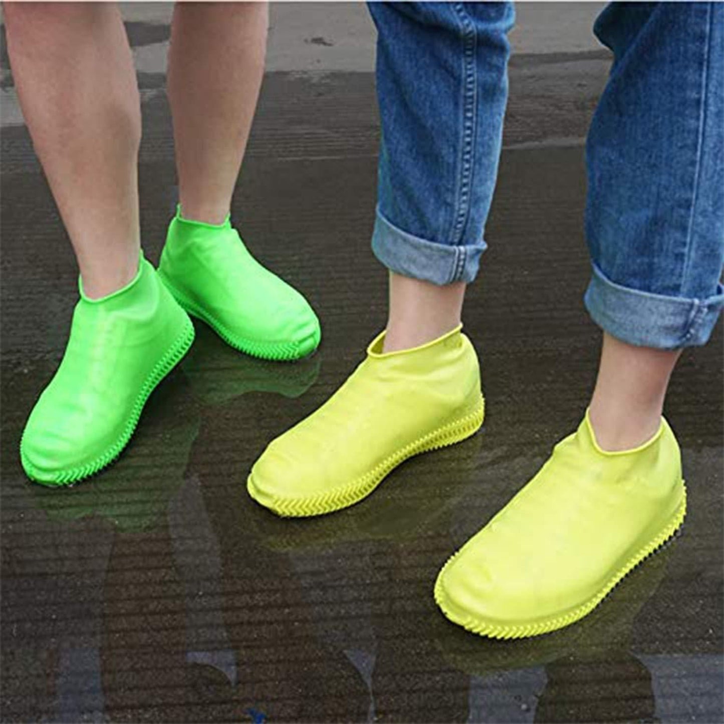 Shoe Cover-Silicone Reusable Anti skid Shoe Cover L Size Only