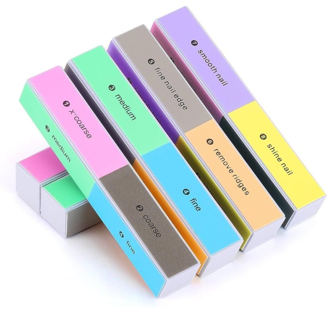 Nail Files for Natural and Acrylic Nails (Multicolor) 0c2542-3a