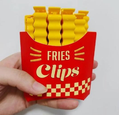 Cute French Fries Styles Shape Food Sealing Clips