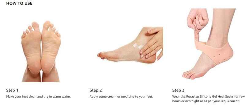 Anti-Crack Silicone Gel Heel Pad