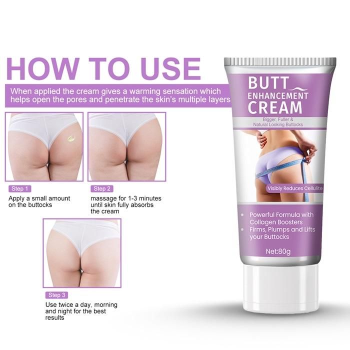 Butt Enhancement Cream,Bigger,Fuller & Natural Looking Buttocks,80gm (Pack of 2)