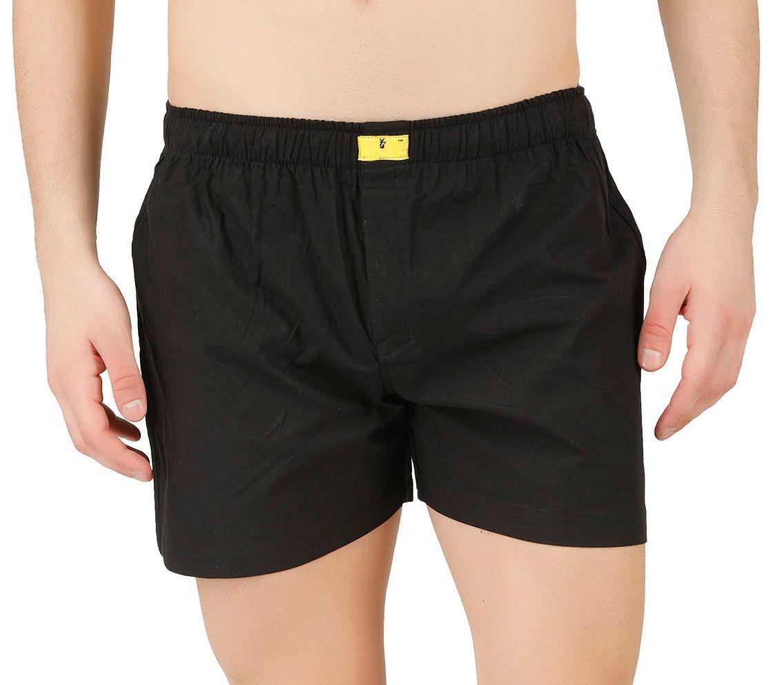 Cotton Solid Boxer