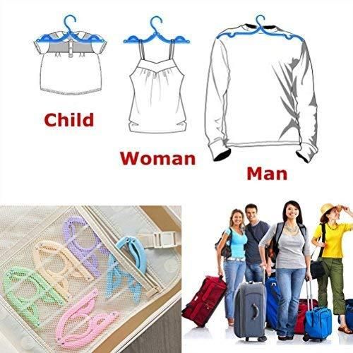 4PCS Portable Foldable Clothes  Hangers