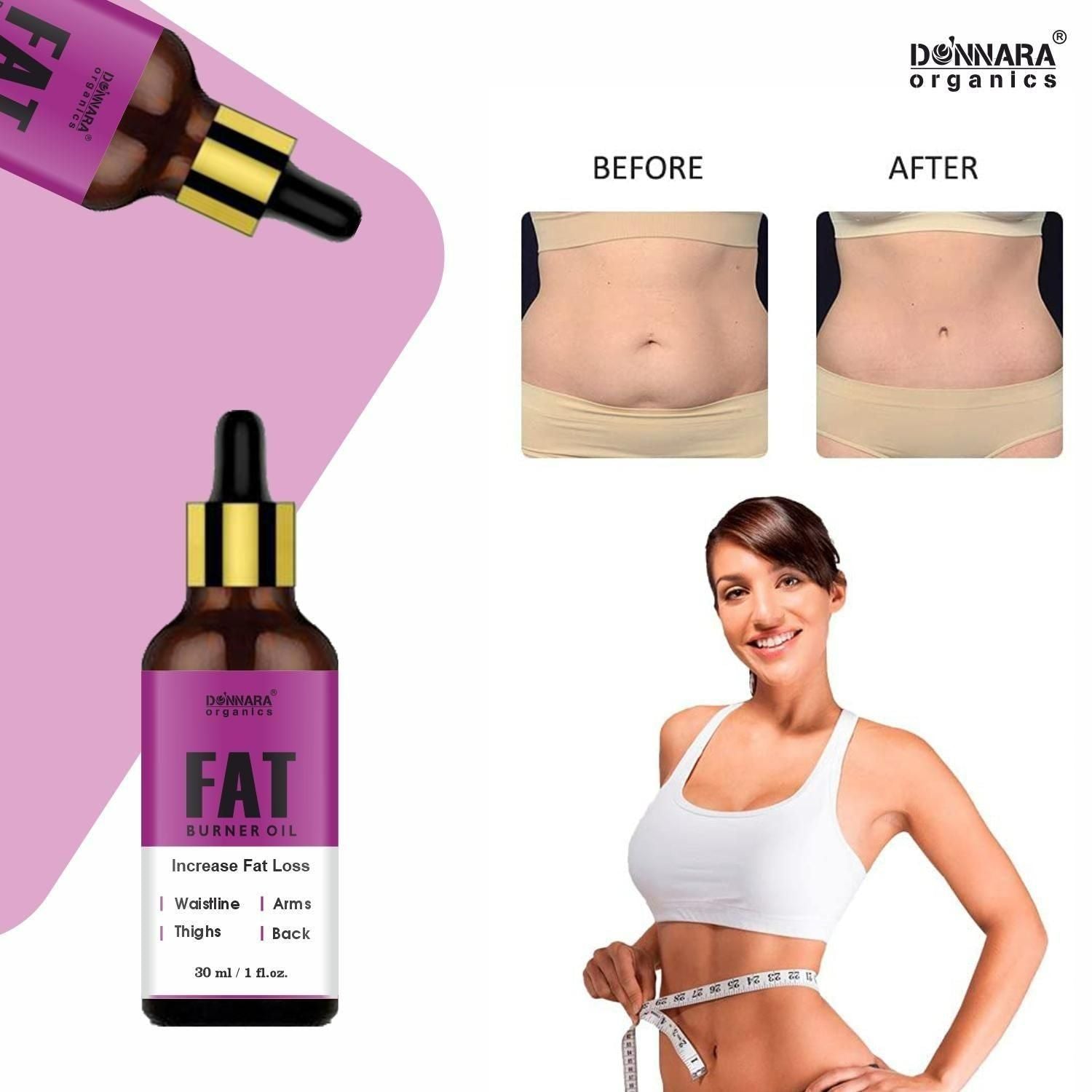 Donnara Organics Premium Fat Loss Oil (Pack of 2) 0c2542-3a