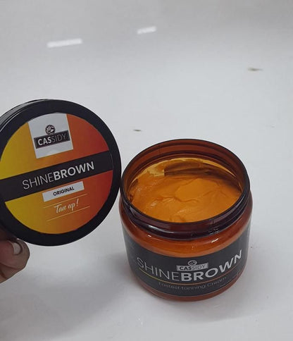 CASSIDY Shine Brown Tan Up Cream 190gram (Pack of 2) 0c2542-3a