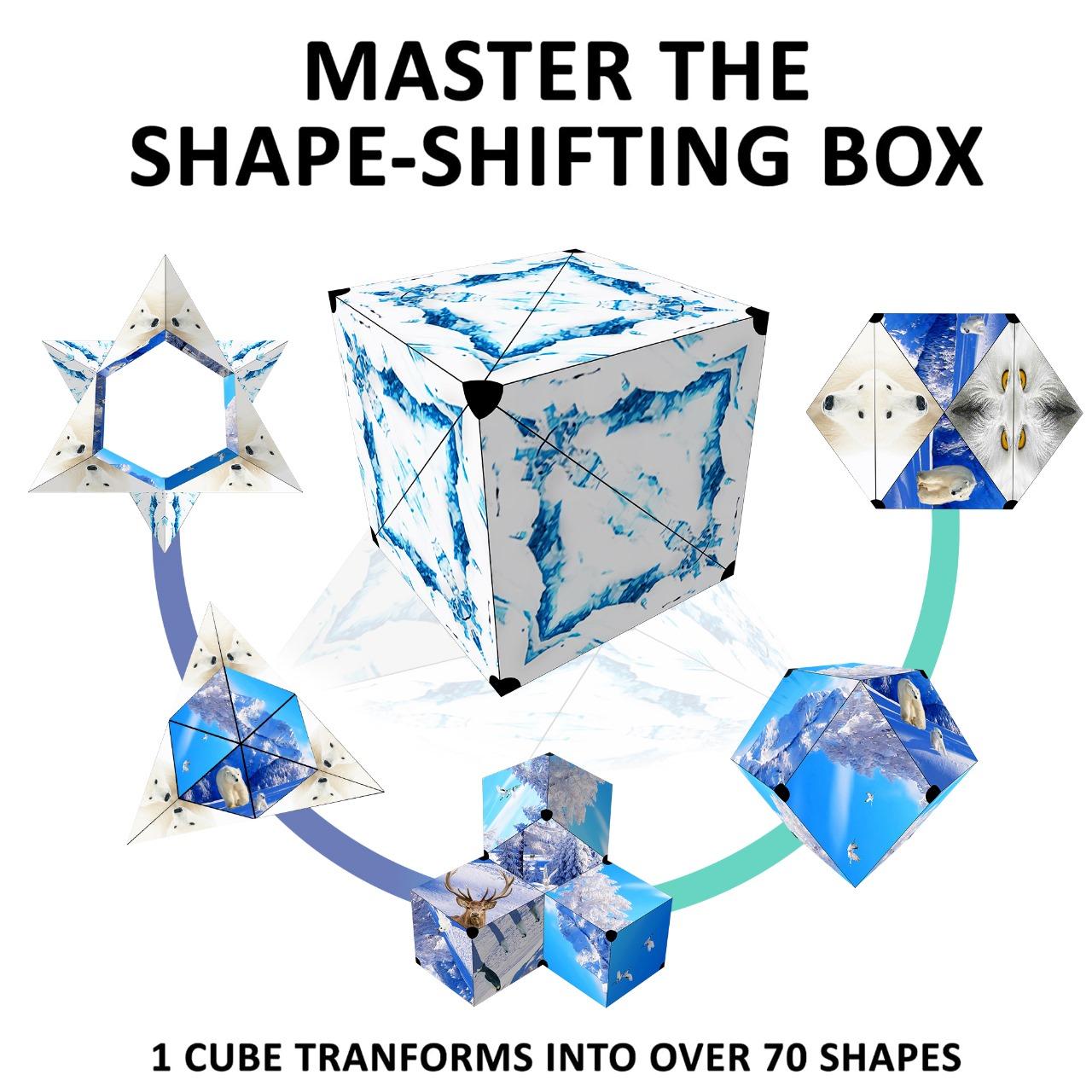 3D Cube Shape Shifting Box