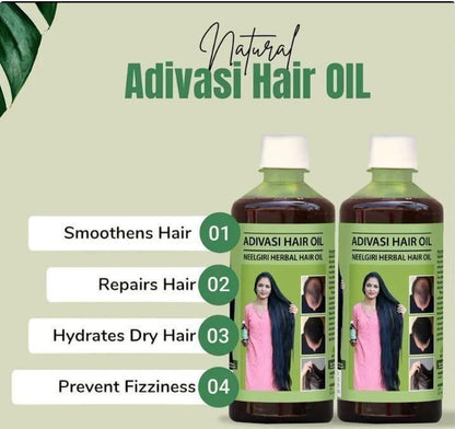 Adivasi Neelgiri Herbal Hair Oil 125ML (Pack of 2) 0c2542-3a