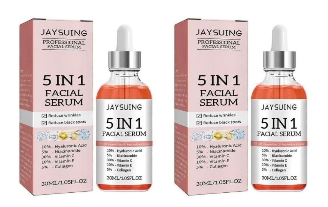 5 in 1 Advanced Anti-Wrinkle Face Serum (Pack of 2) 0c2542-3a