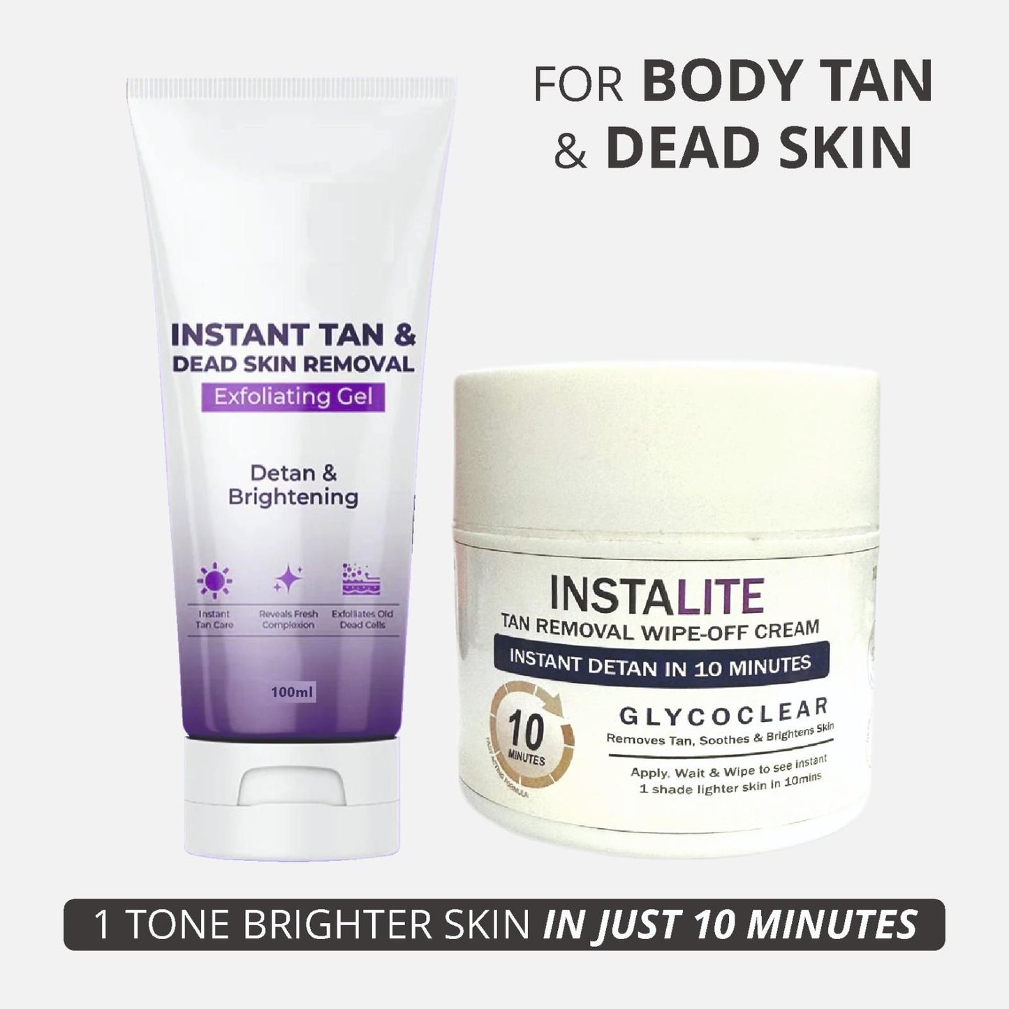 Dead Skin 100 ml & Tan Remover Cream 200 gm Combo 0c2542-3a