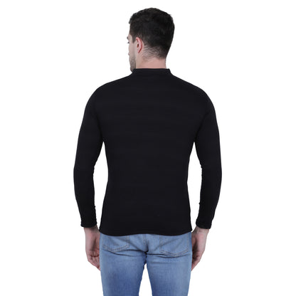 Cotton Blend Full Sleeves Trendy Tshirt For Men's (Pack of 5)