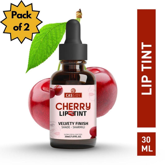 CASSIDY Cherry LipTint for Long-Lasting Color 30 ml Pack of 2 0c2542-3a