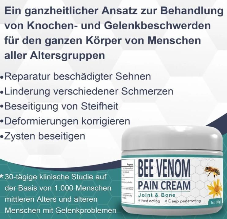 Bee Venom Pain and Bone Healing Cream(Pack Of 2) 0c2542-3a