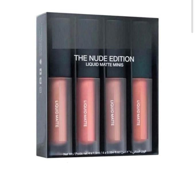 Nude Red Edition Different Shades Liquid Lipstick Set of 4 (16ml) 0c2542-3a