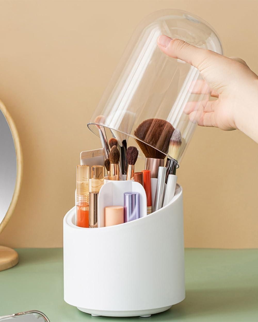 Makeup Brush Holder with lid 0c2542-3a