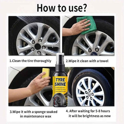 Stoner Car tire Cleaner Spray, Long Lasting tire Shiner for Vehicle