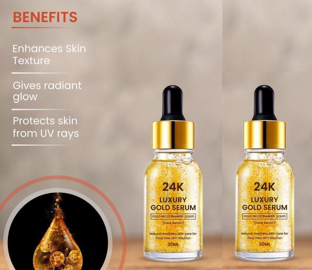 24K Gold Face Serum (Pack Of 2) 0c2542-3a