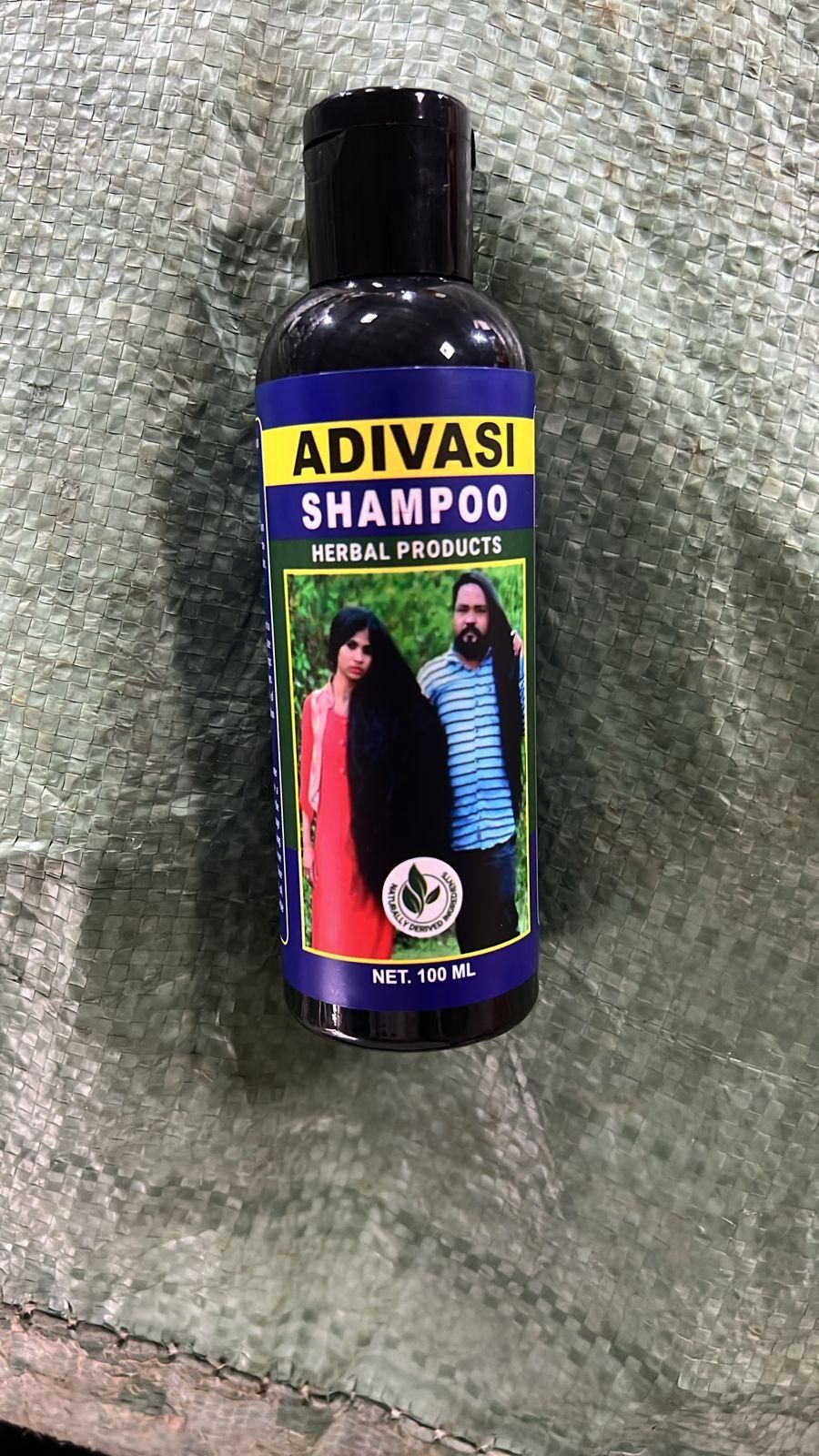 Adivasi Herbal Shampoo For Hair Norishment Healthy Scalp & Hair Growth 100ml (Pack of 2) 0c2542-3a