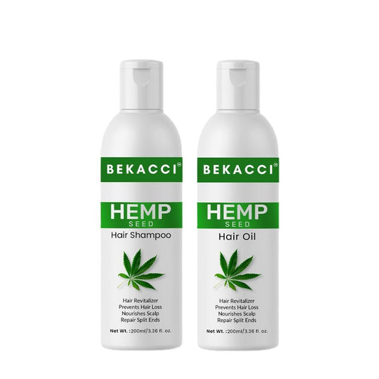 Combo of Hemp Seed Hair Shampoo & Hair Oil - 200 ml 0c2542-3a