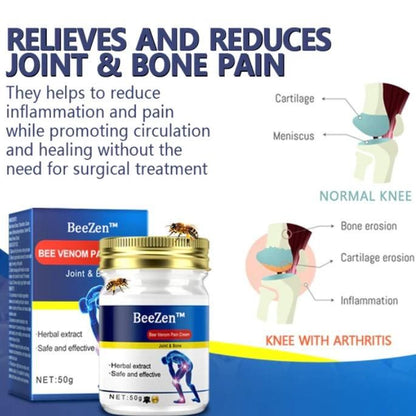 BeeZen Bee Venom Joint and Bone Therapy Advanced Cream  50gm (Pack Of 2) 0c2542-3a