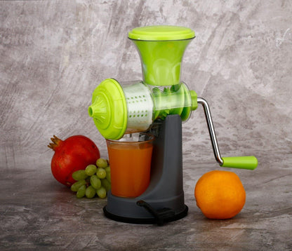 Hand Juicer for Fruits and Vegetables with Steel Handle Vacuum Locking System,Shake, Smoothies, Travel Juicer for Fruits and Vegetables,Fruit Juicer for All Fruits,Juice Maker Machine