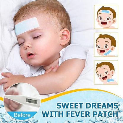 10 Sheets Fever Cooling Gel Patches