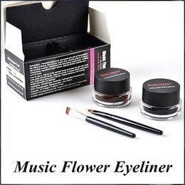 Music Flower gel eyeliner 6g (Black & Brown) (Combo) 0c2542-3a