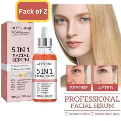 5 in 1 Advanced Anti-Wrinkle Face Serum (Pack of 2) 0c2542-3a