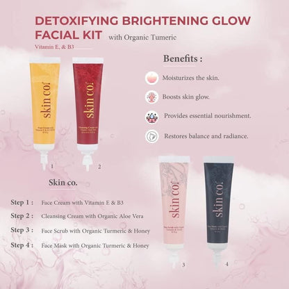 Detoxifying Brightning Glow Facial Kit 0c2542-3a