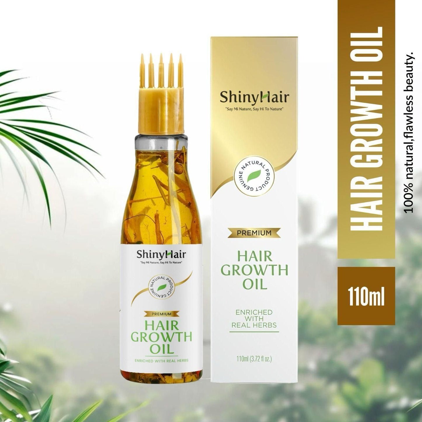 ShinyHair Growth Oil Enriched With Real Herbs 110ml (Pack of 2) 0c2542-3a