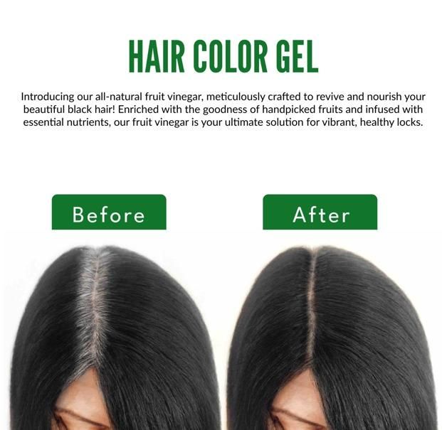 Hair Color Gel - 100% Gray Hair Coverage 125ML (Pack of 2) 0c2542-3a