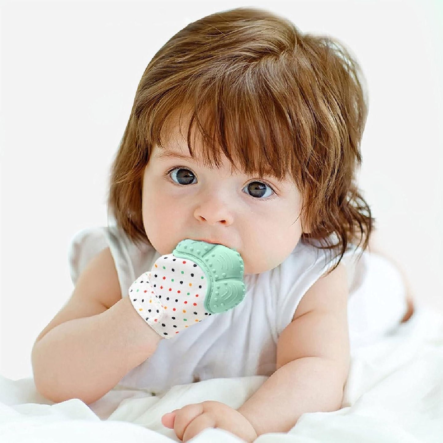 Self-Soothing Pain Relief Teething Glove for Teething Babies