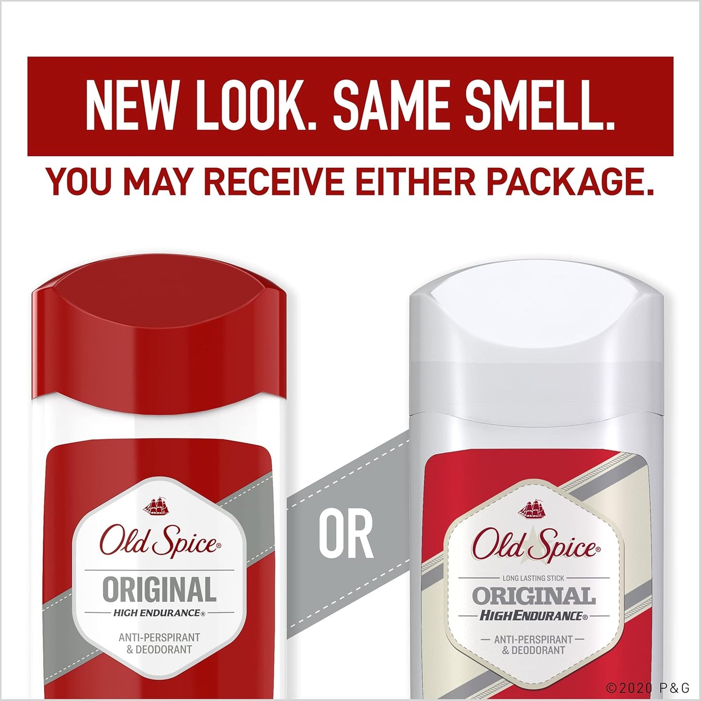 Old Spice Antiperspirant and Deodorant for Men High Endurance Original 3 Oz (Pack of 6)