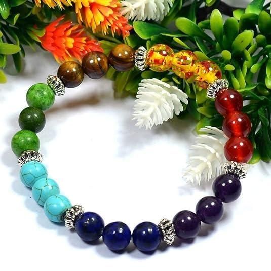 7 Chakra Stones Bracelet Pack of 2