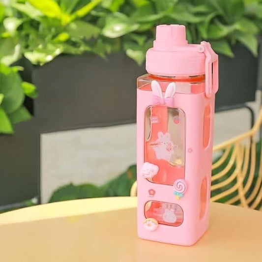 Water Bottle With Straw