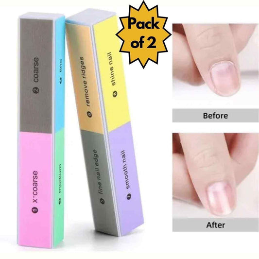 Nail Files for Natural and Acrylic Nails (Multicolor) 0c2542-3a