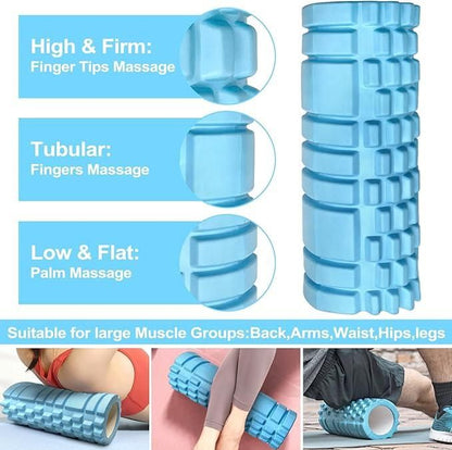 Foam Roller for Back Pain, Deep Tissue Massage & Body Pain Foam Roller for Exercise